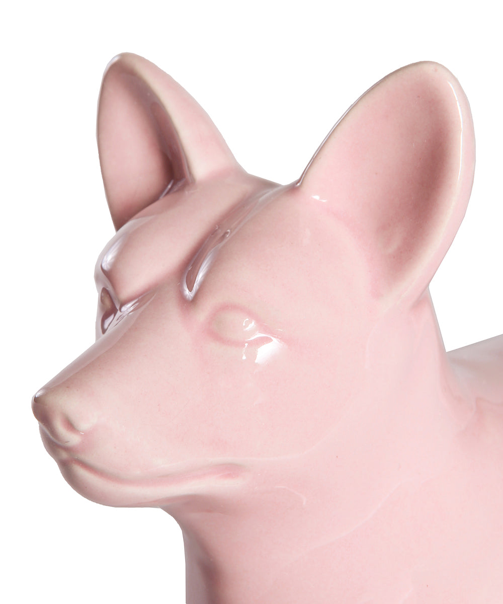 Standing Corgi Ceramic Pet Statue