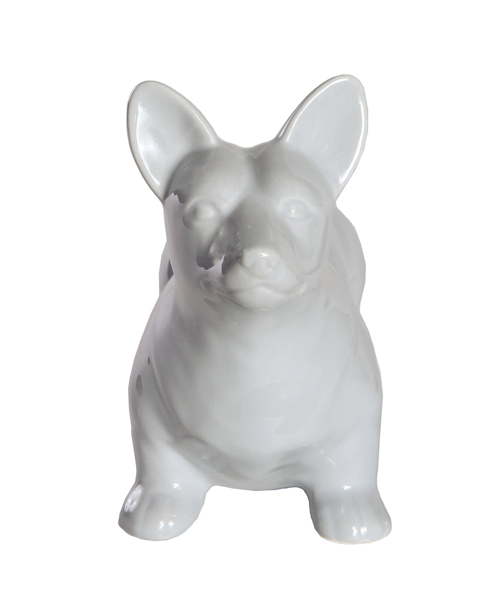 Standing Corgi Ceramic Pet Statue