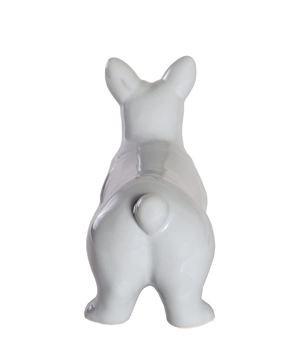 Standing Corgi Ceramic Pet Statue