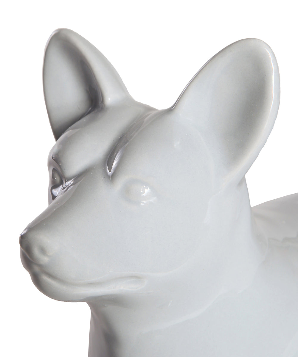 Standing Corgi Ceramic Pet Statue