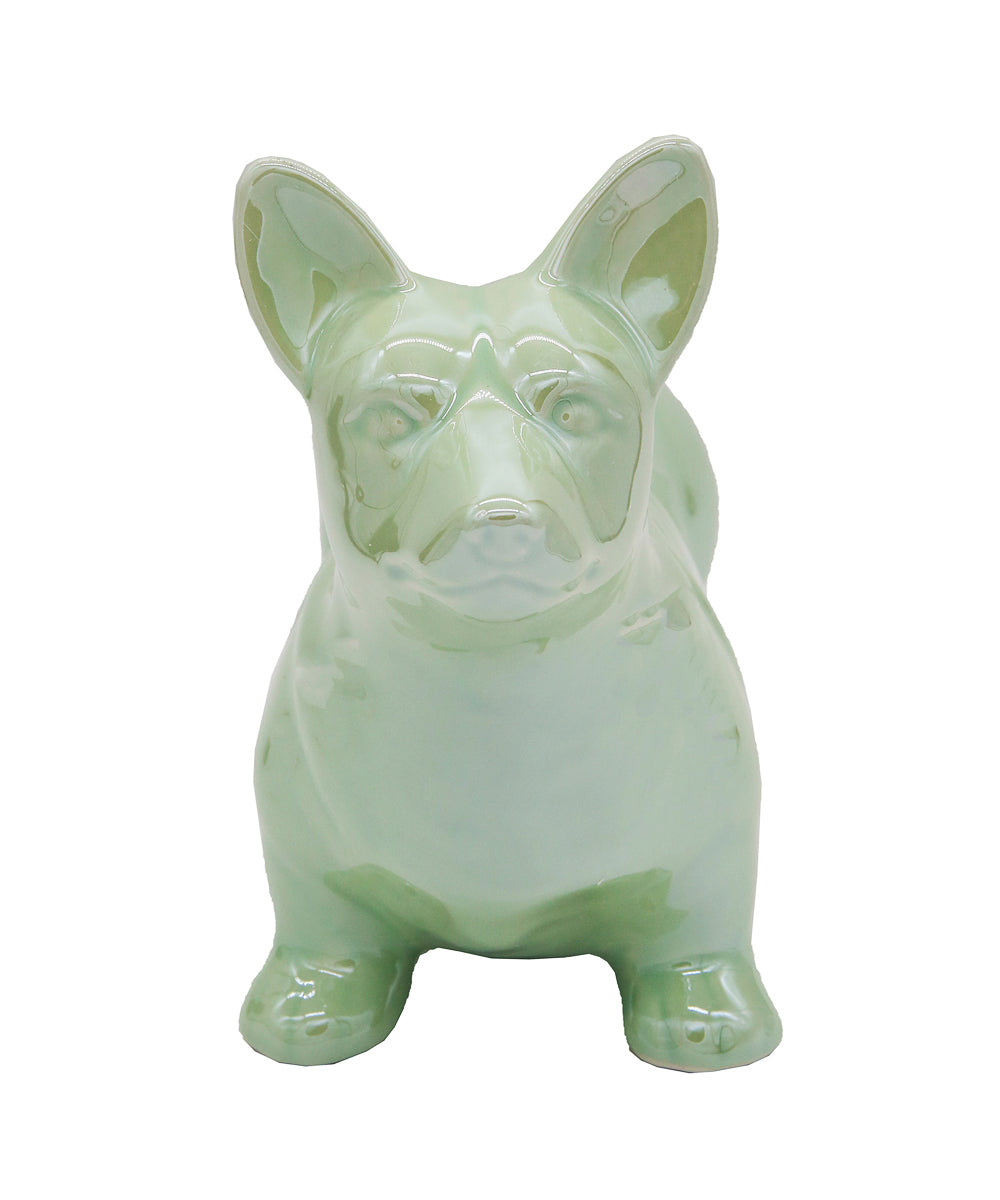 Standing Corgi Ceramic Pet Statue