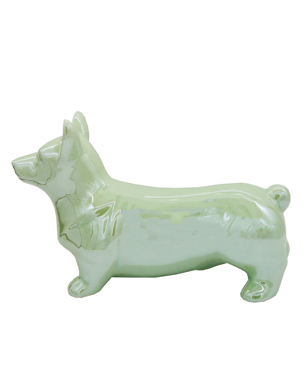 Standing Corgi Ceramic Pet Statue