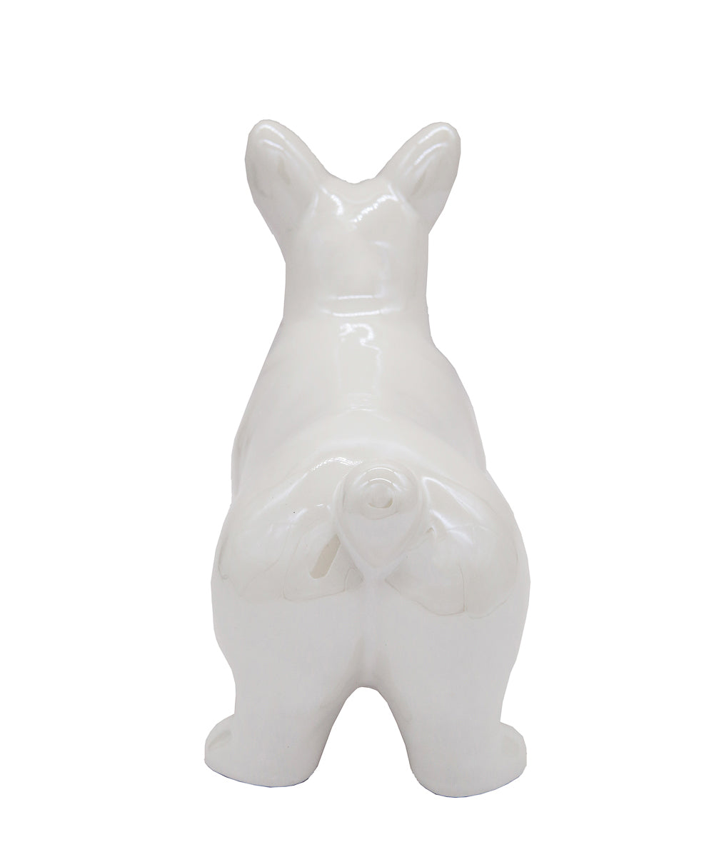 Standing Corgi Ceramic Pet Statue