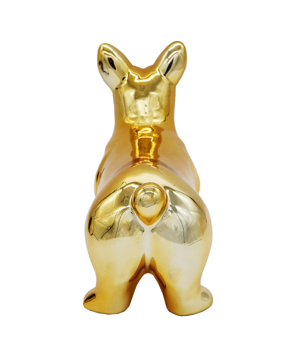 Standing Corgi Ceramic Pet Statue