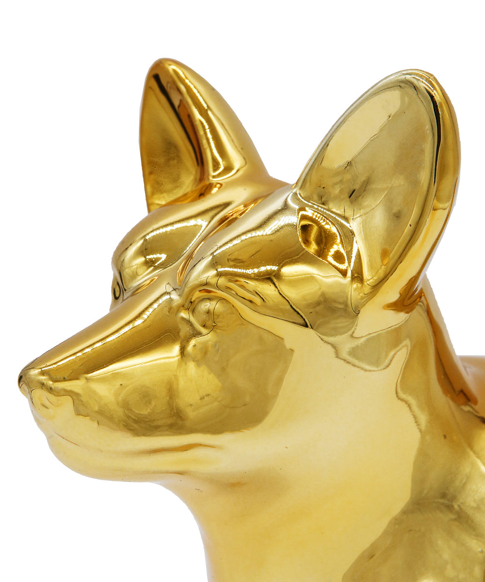 Standing Corgi Ceramic Pet Statue