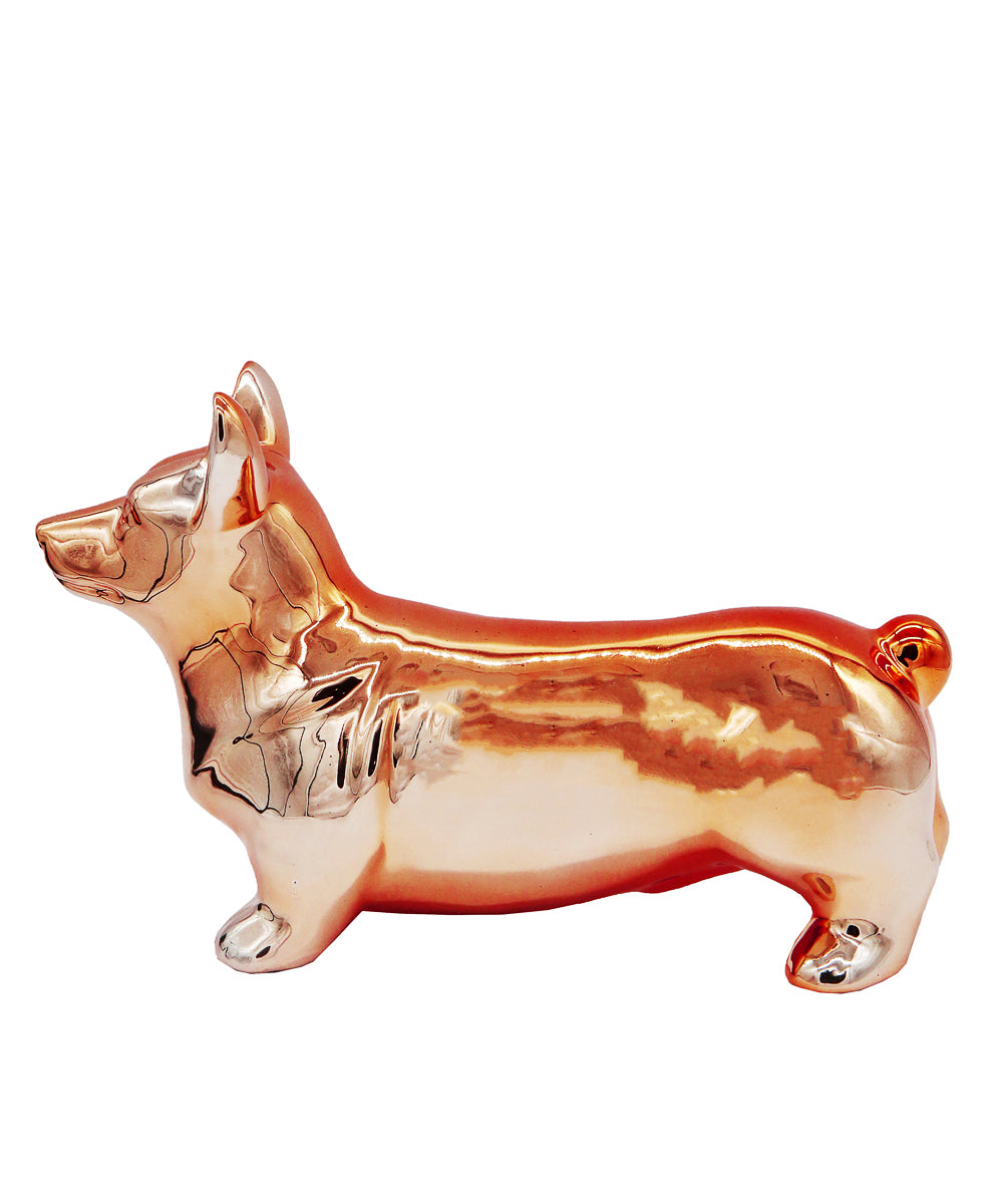 Standing Corgi Ceramic Pet Statue