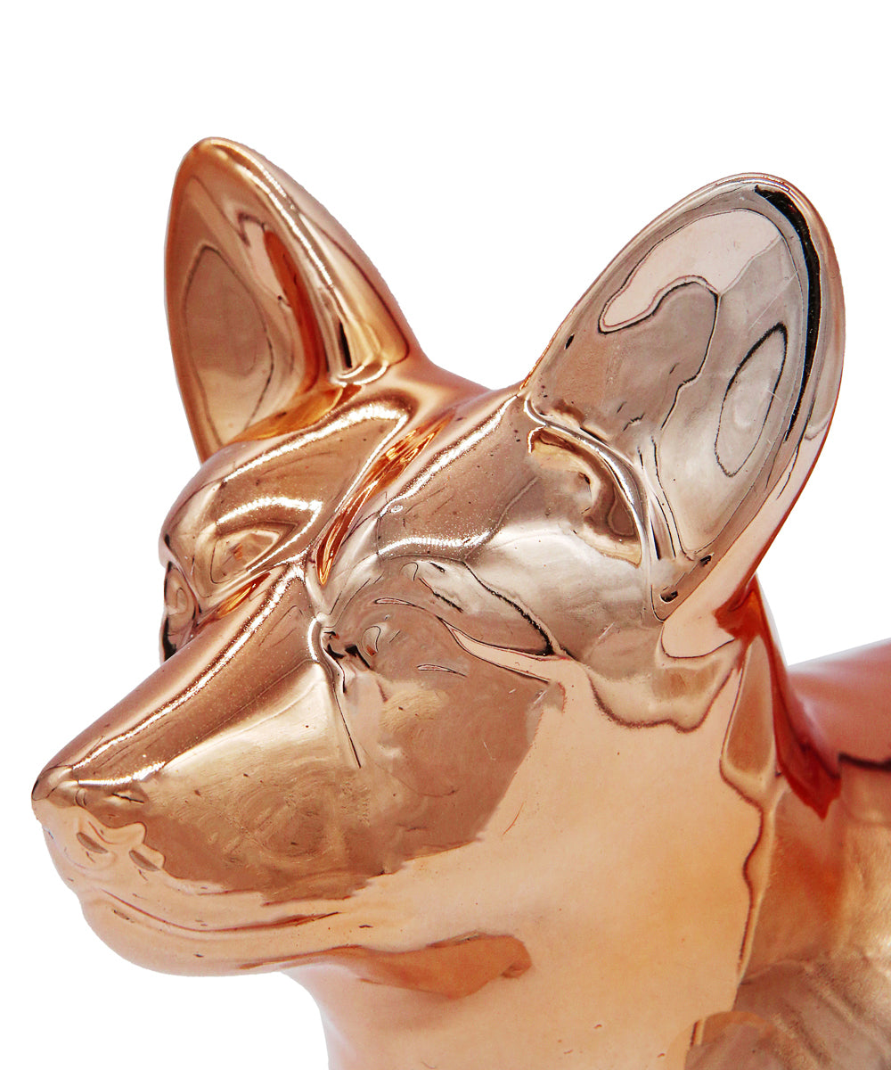 Standing Corgi Ceramic Pet Statue