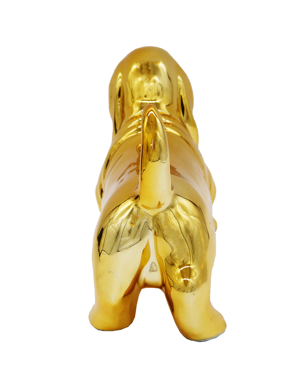 Standing Basset Hound Ceramic Statue, Custom Pet Statue