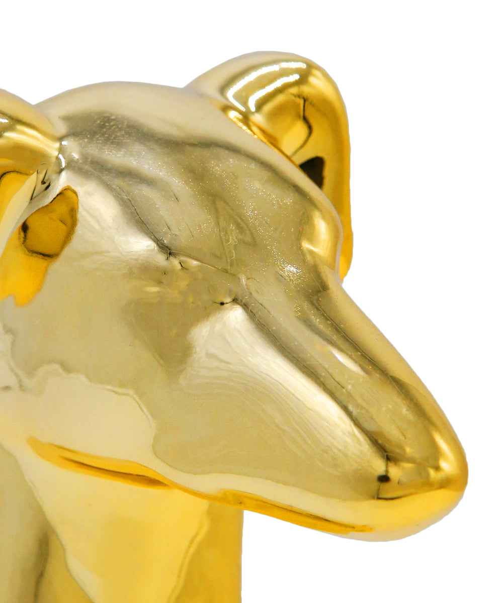 Sitting Greyhound Ceramic Pet Statue