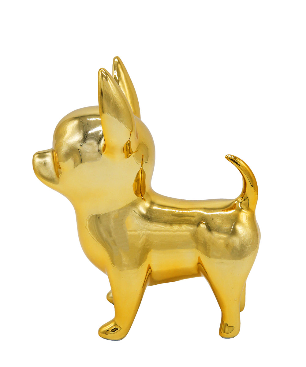Standing Chihuahua Ceramic Pet Statue