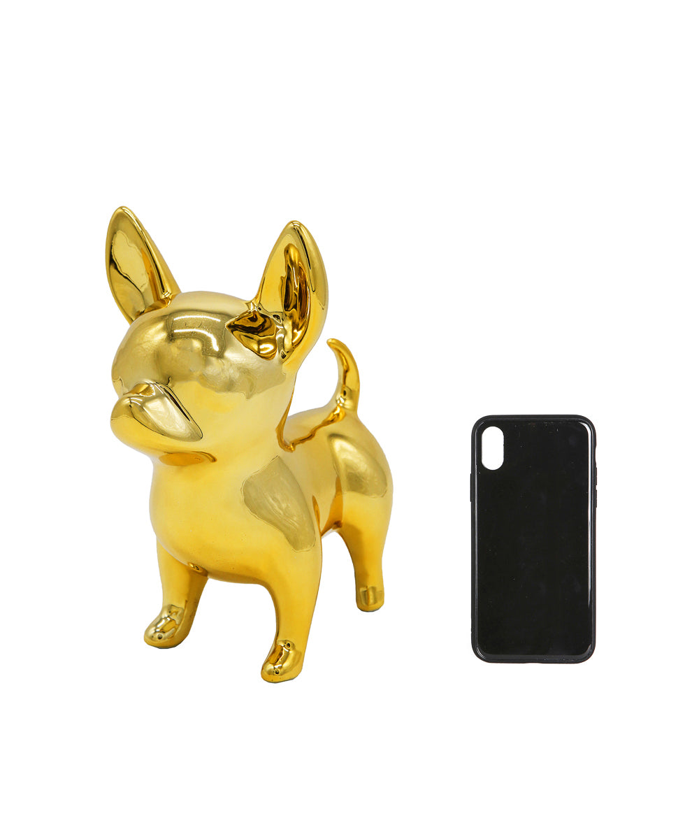 Standing Chihuahua Ceramic Pet Statue