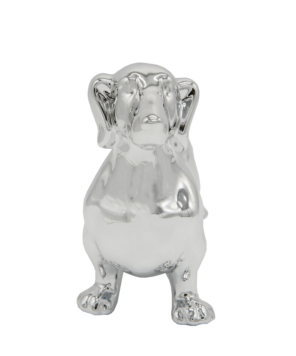 Standing Dachshund Ceramic Statue, Custom Pet Ceramic Statue