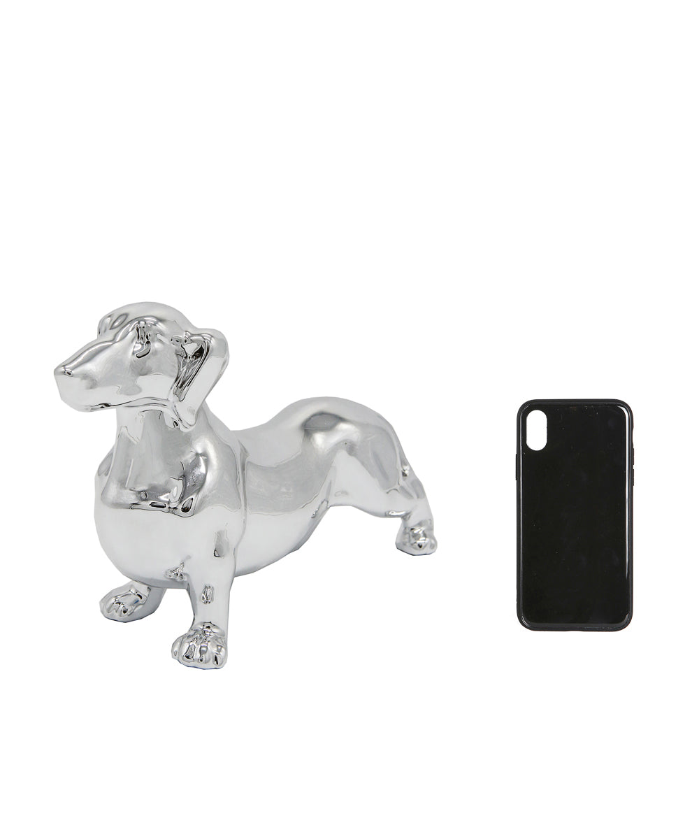 Standing Dachshund Ceramic Statue, Custom Pet Ceramic Statue