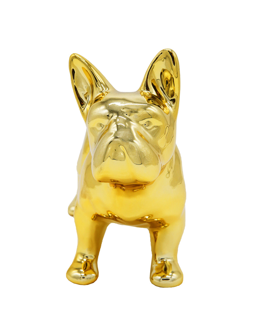 Standing French Bulldog Ceramic Pet Statue