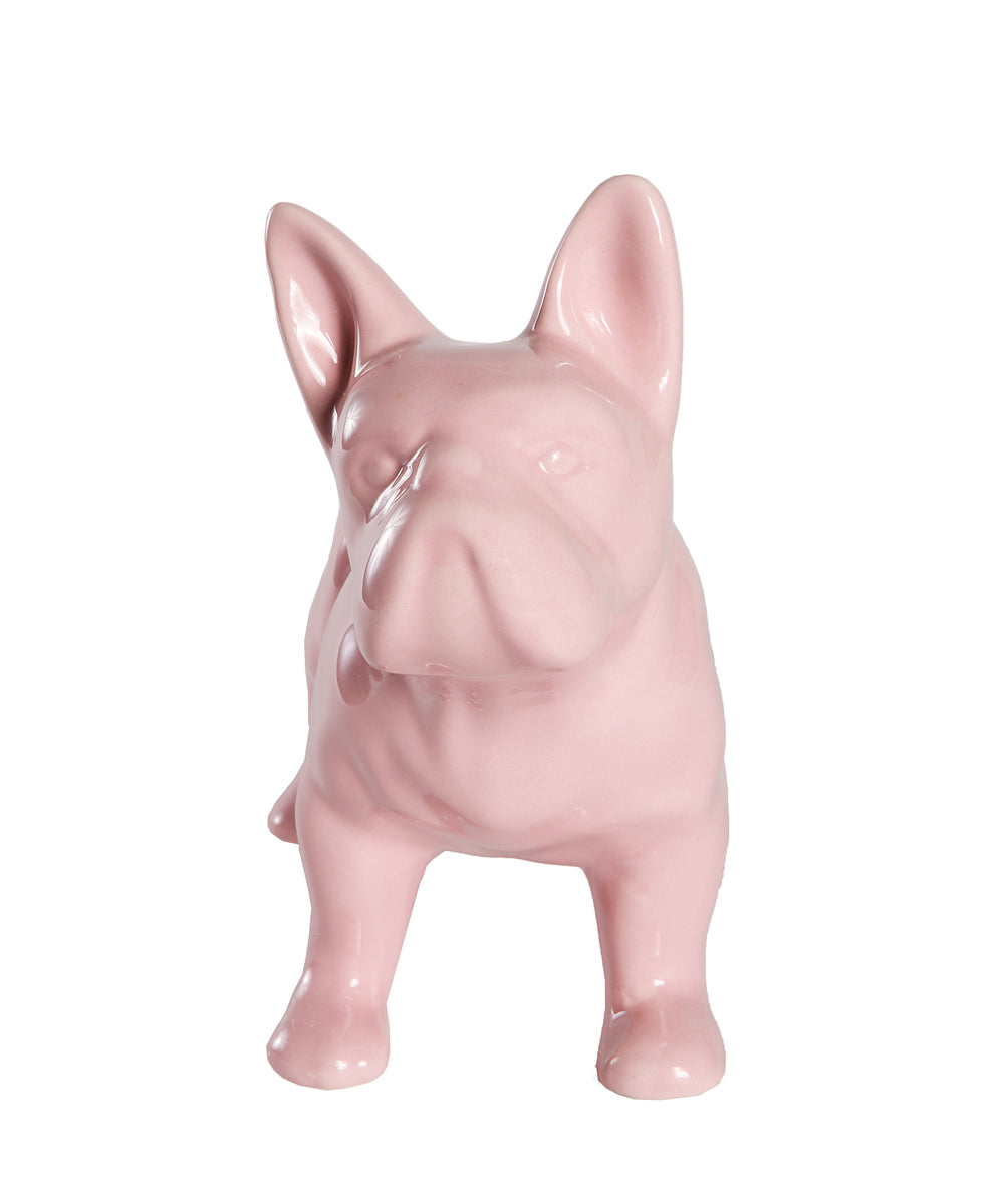 Standing French Bulldog Ceramic Pet Statue