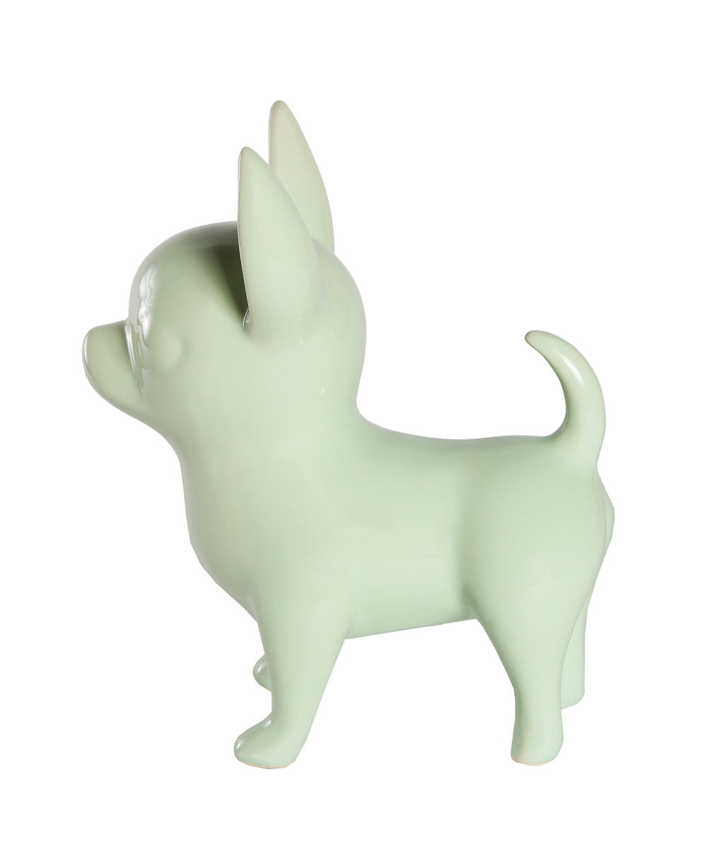 Standing Chihuahua Ceramic Pet Statue
