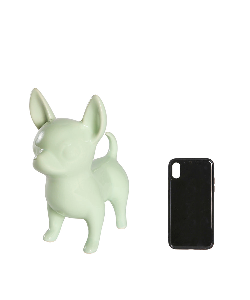 Standing Chihuahua Ceramic Pet Statue