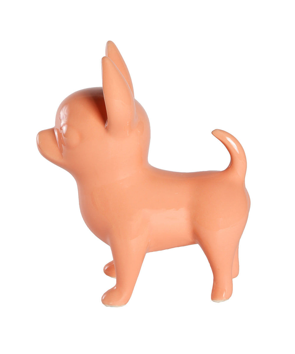 Standing Chihuahua Ceramic Pet Statue
