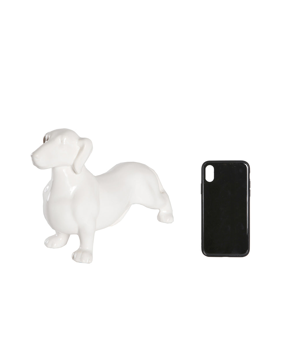 Standing Dachshund Ceramic Statue, Custom Pet Ceramic Statue