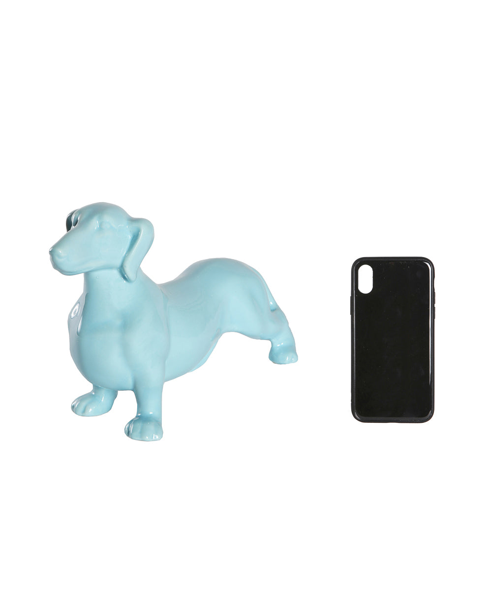 Standing Dachshund Ceramic Statue, Custom Pet Ceramic Statue