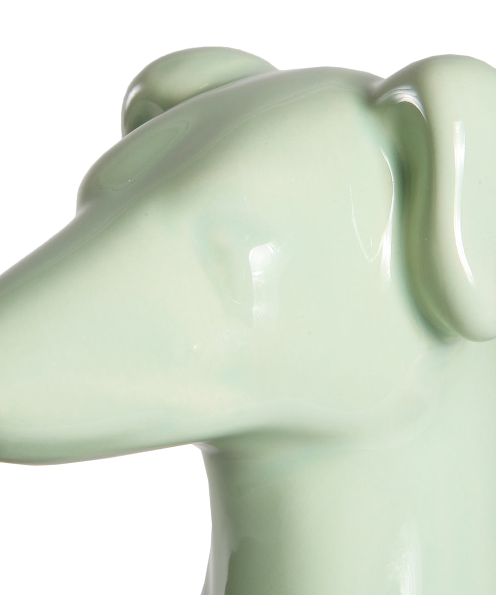 Sitting Greyhound Ceramic Pet Statue