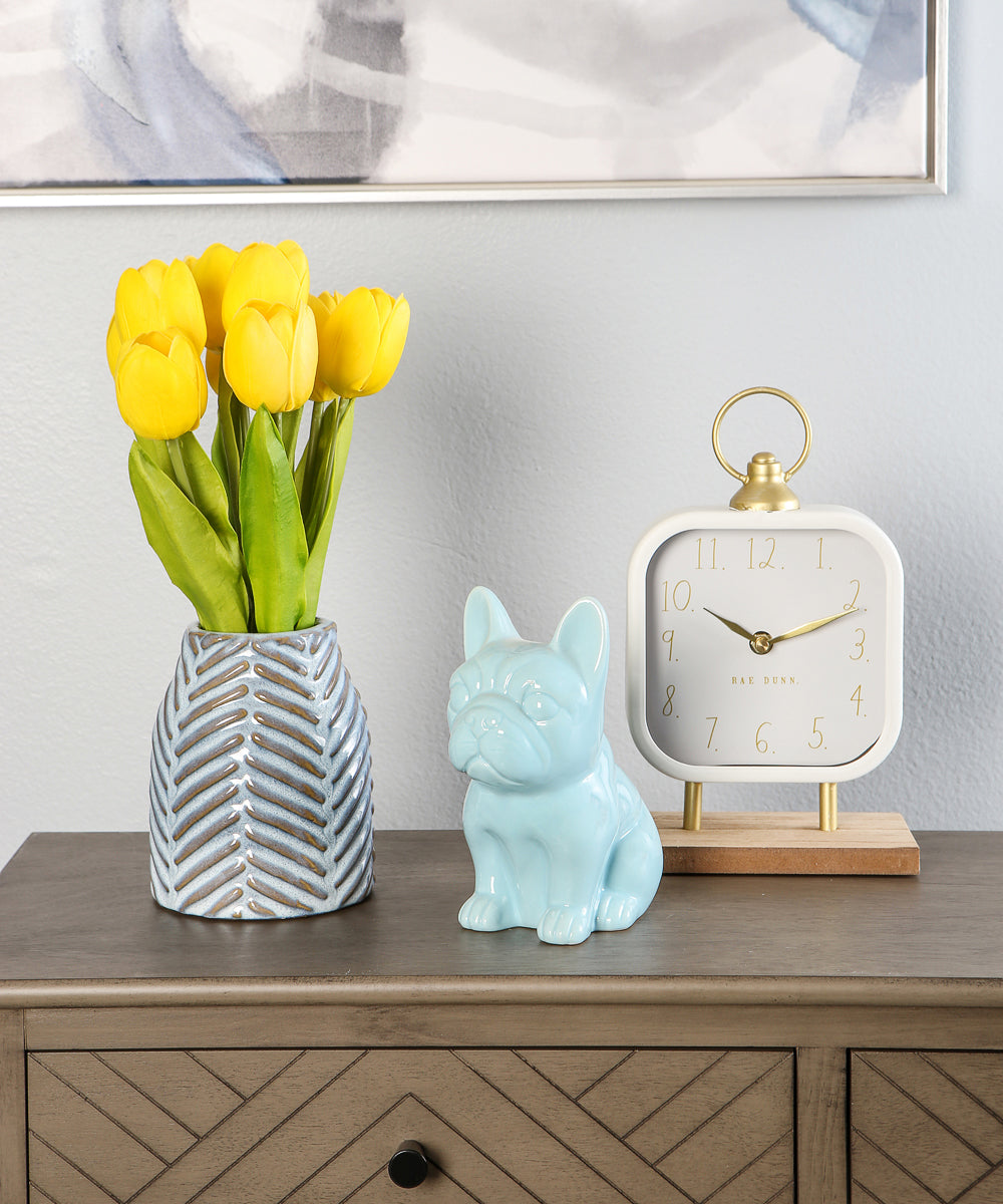 Sitting French Bulldog Ceramic Pet Statue