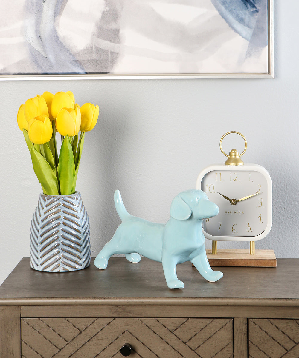 Standing Beagle Ceramic Statue, Custom Pet Statue
