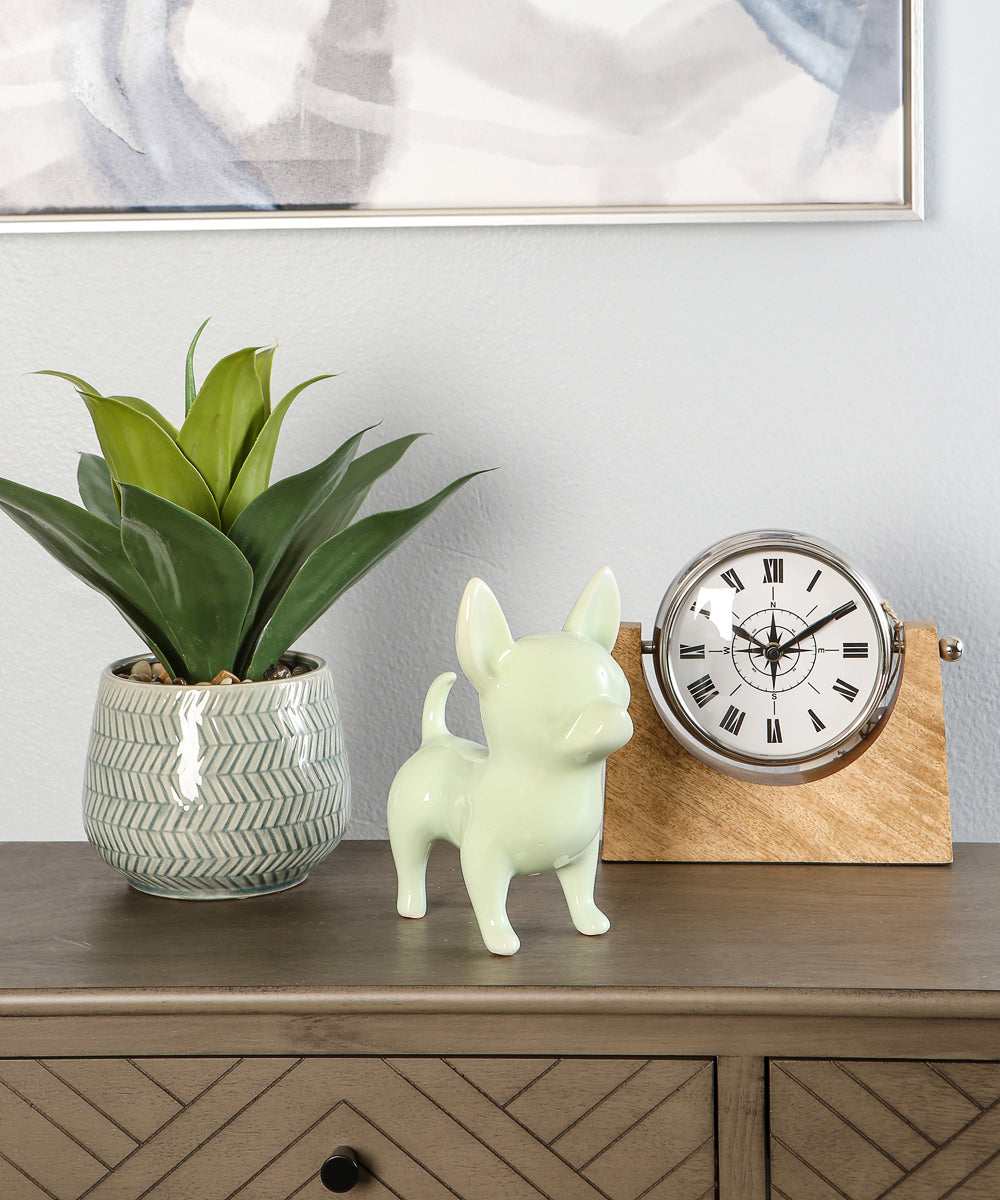 Standing Chihuahua Ceramic Pet Statue