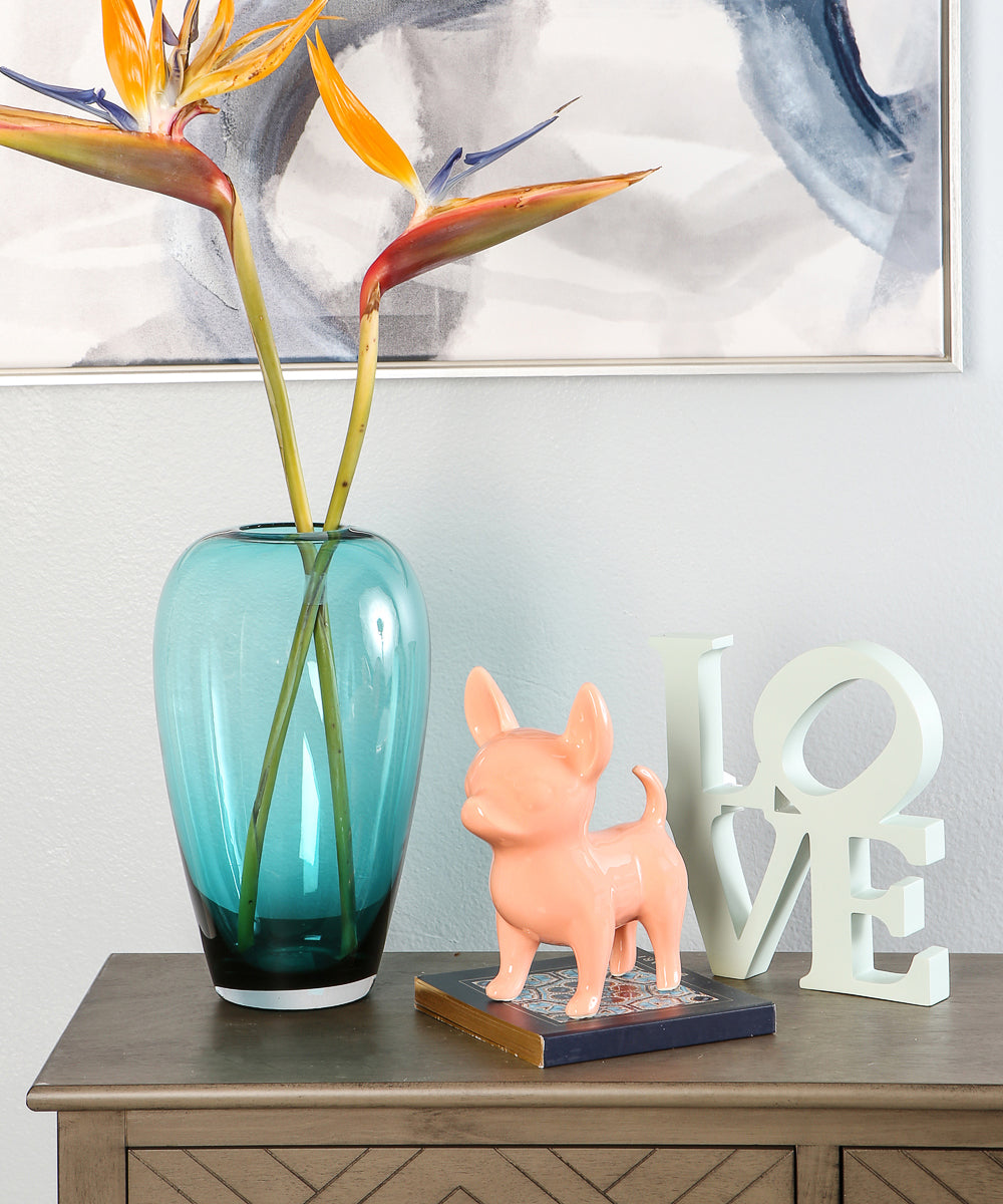 Standing Chihuahua Ceramic Pet Statue