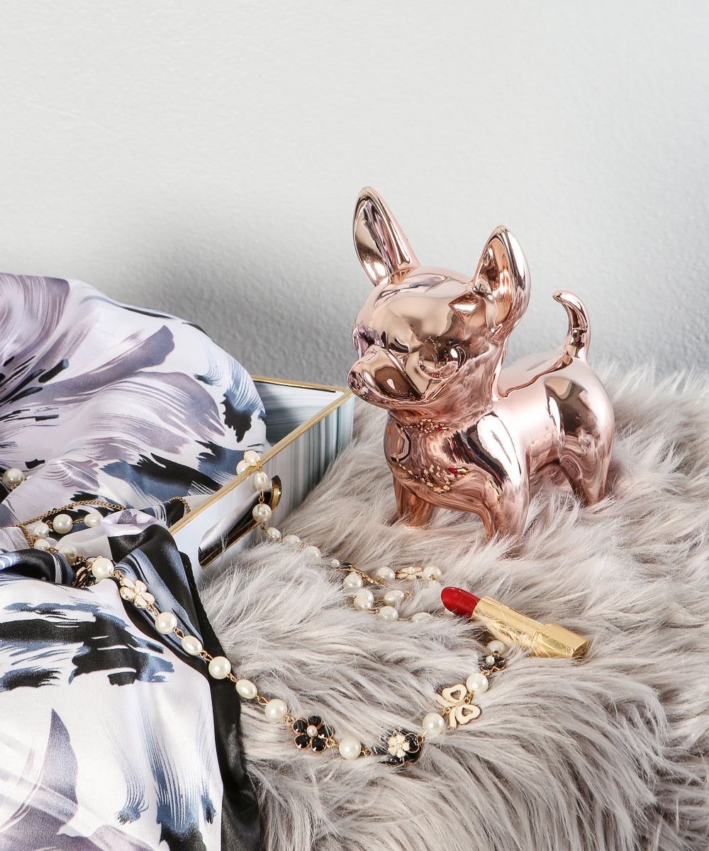 Standing Chihuahua Ceramic Pet Statue