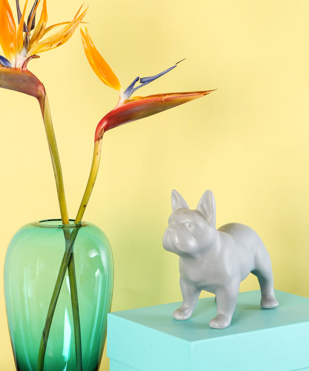 Standing French Bulldog Ceramic Statue