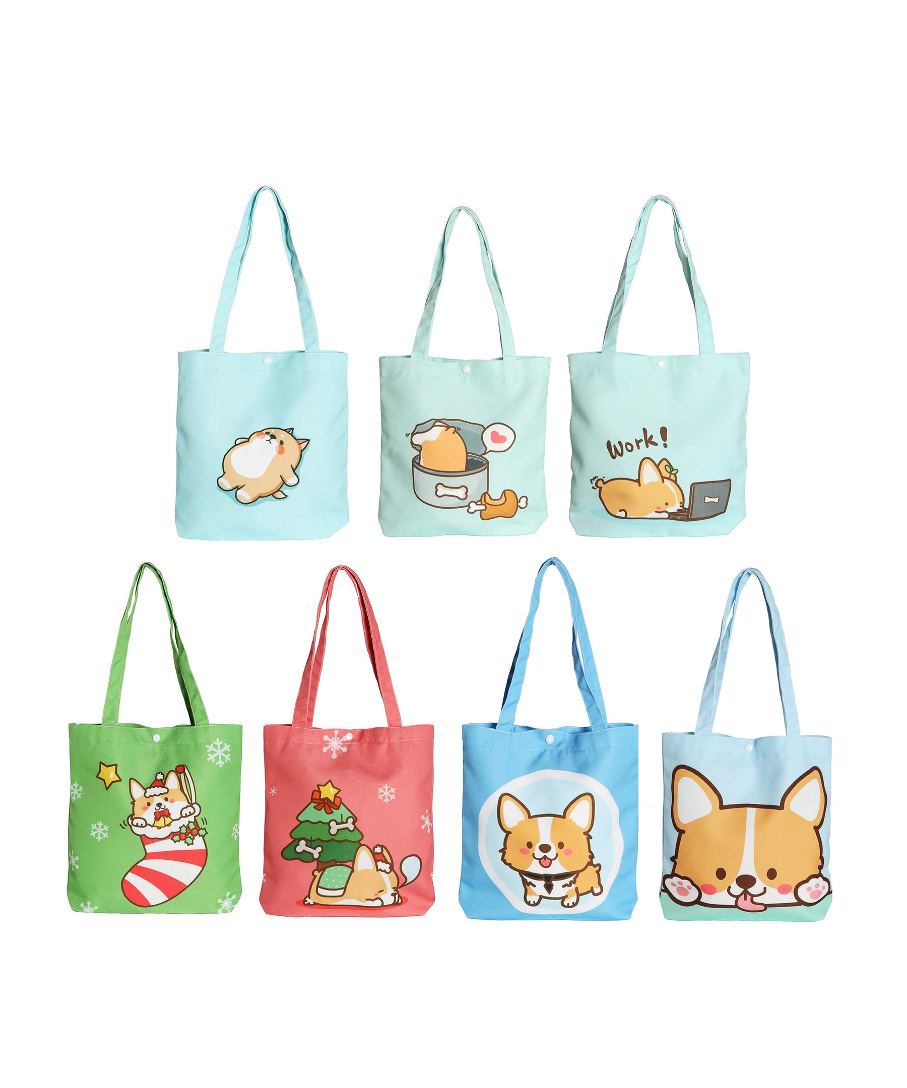 Corgi Colorful Canvas Bag - NAYOTHECORGI