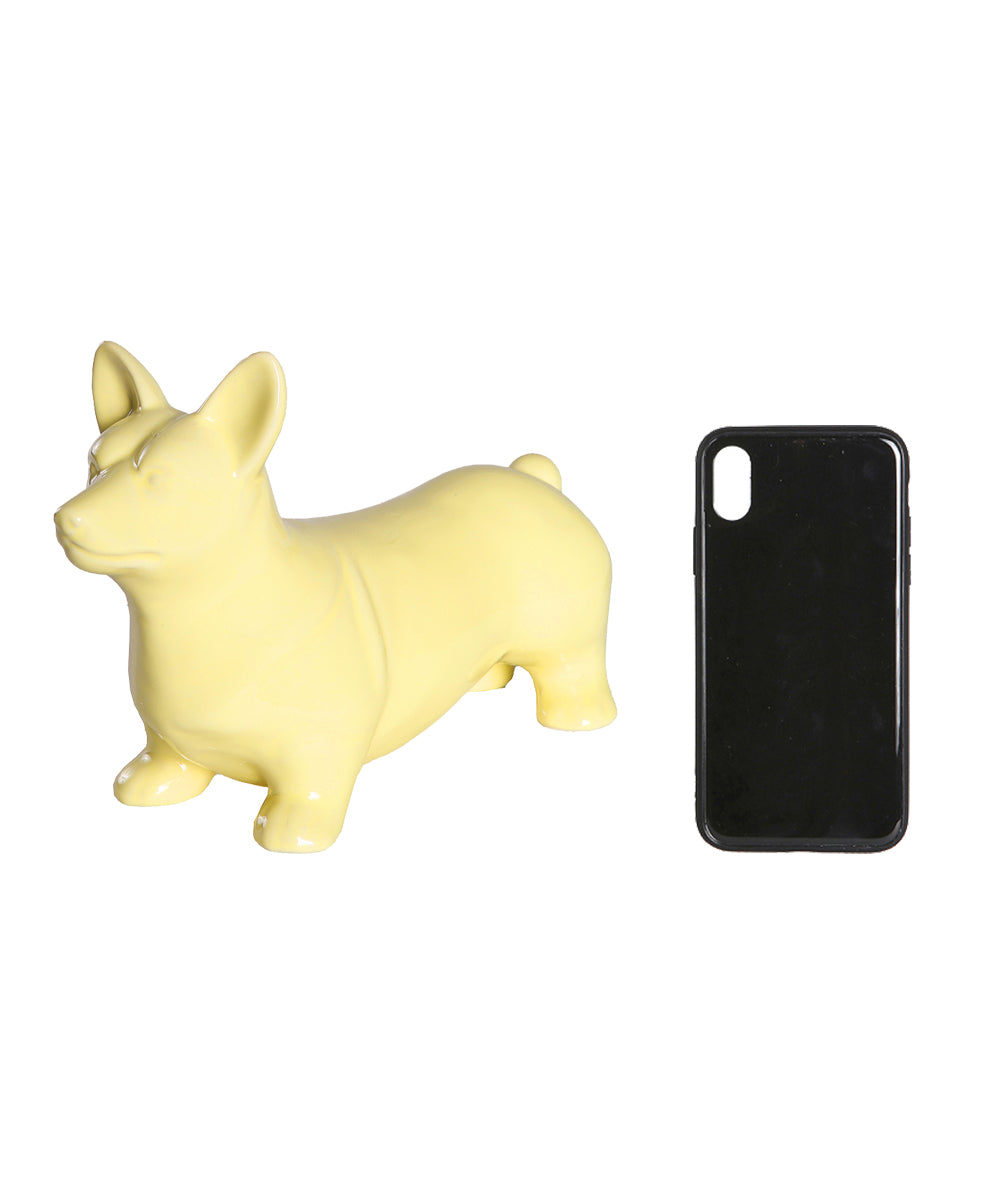 Standing Corgi Ceramic Pet Statue