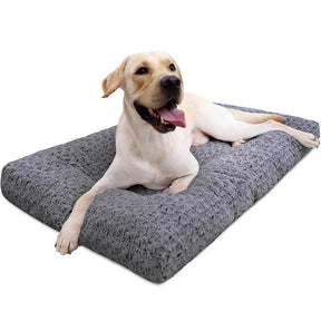 1 Piece Washable Dog Bed, Plush Pet Bed, Non-slip Pet Sleeping Mat For Large, Medium Dogs