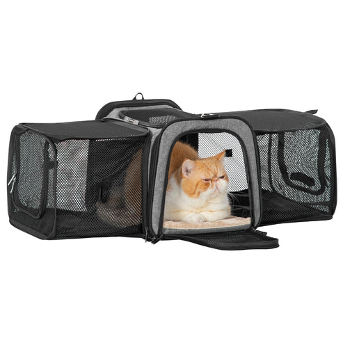 [PETSFIT]-Expandable Soft-Sided  Carrier Bag for Pets