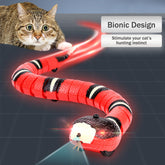 Pet cat toy electric simulation obstacle avoidance snake