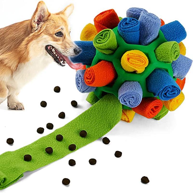 1 Piece Color Block Ball Design Snuffle Toy For Dog