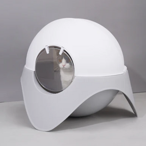 【ZEZE】Space Capsule Cat Litter Box