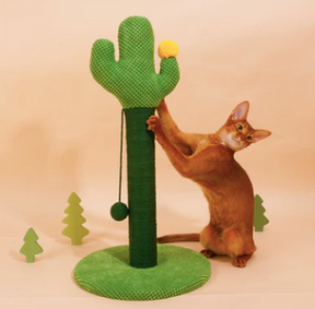 【ZEZE】Desert Cactus Woven Rope Cat Scratcher