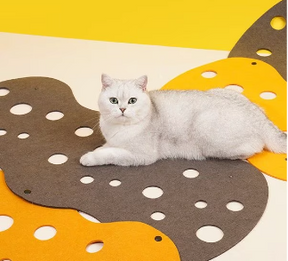 【ZEZE】 "The Cheese" Adjustable Tunnel Cat Toy
