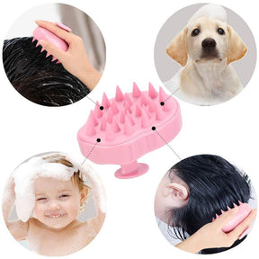 1 Piece Silicone Pet Massage Bath Brush