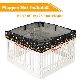 1 Piece Pet Fence Cover Without Playpen, Foldable Pet Fence Mesh Covers, Pet Supplies For Outdoor & Indoor