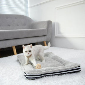 1 Piece Pet Bed, Soft Plush Cat Bed, Pet Sleeping Mat, Outdoor Essential Items for Pets, Pet Accessories