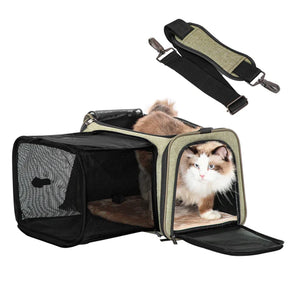 [PETSFIT]-Expandable Soft-Sided  Carrier Bag for Pets