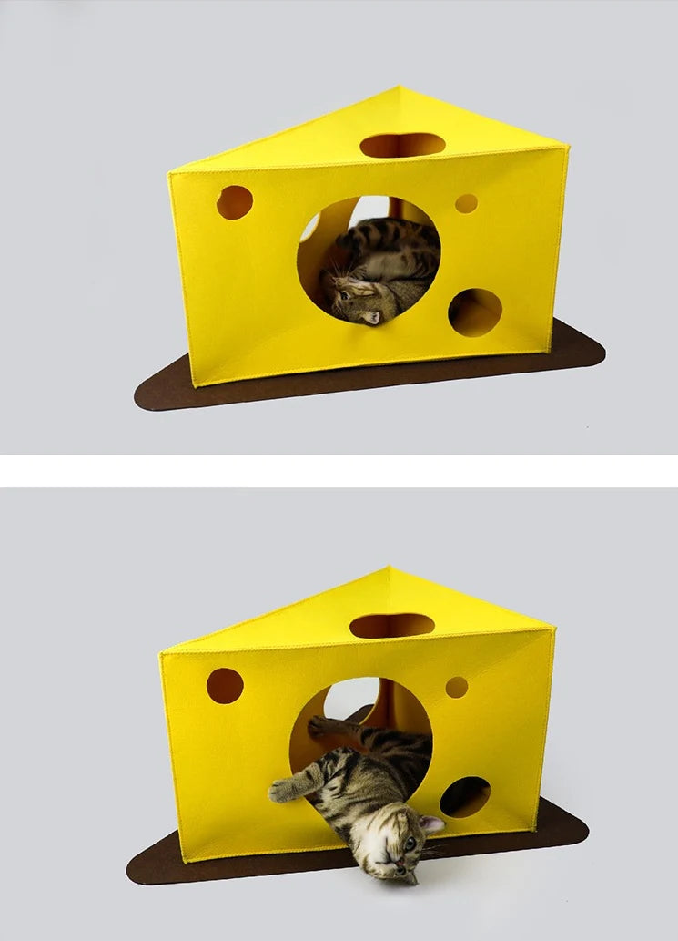 [W-PETZONE]-Cheese Cat Cave