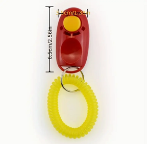 1 Piece Dog Training Dog Training Clicker with Wrist String, Effective Sounding Training Tool Communication Helpers, Universal Pets Behavior Training and Correcting Supplies for Dogs Cats Birds Horses