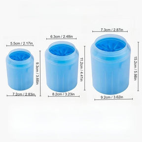 1 Piece Silicone Dog Paw Cleaner Cup, Portable Pet Paw Washer Cup, Cylindrical Silicone Pet Foot Cleaning Brush, Detachable Pet Paws Grooming Cup, Soft Bristles Paw Scrubber for Dogs and Cats