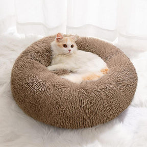 1 Piece Dog Bed, Round Plush Dog Bed, Washable Dog Bed, Warm Comfortable Pet Bed
