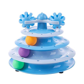1 Piece Three Tier Cat Tower, Interactive Cat Toy