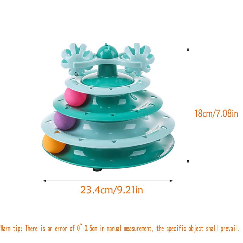 1 Piece Three Tier Cat Tower, Interactive Cat Toy